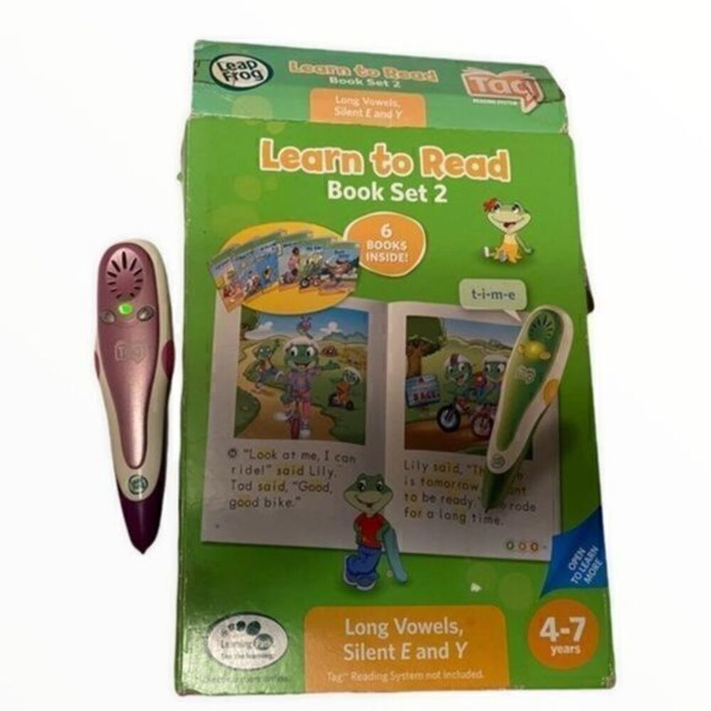 - LeapFrog Tag w/9 Books and Learn to Read Bookset 2